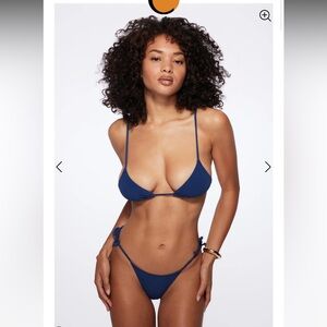 equator set in indigo eco terry